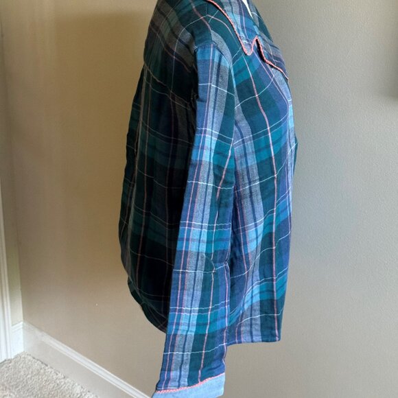 Sundance pajama Set blue Toboggan Trails - Medium - $156 - Picture 9 of 10